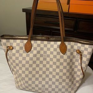 Louis Vuitton Neverfull MM damier azur